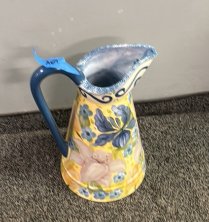 floral decorative pitcher
